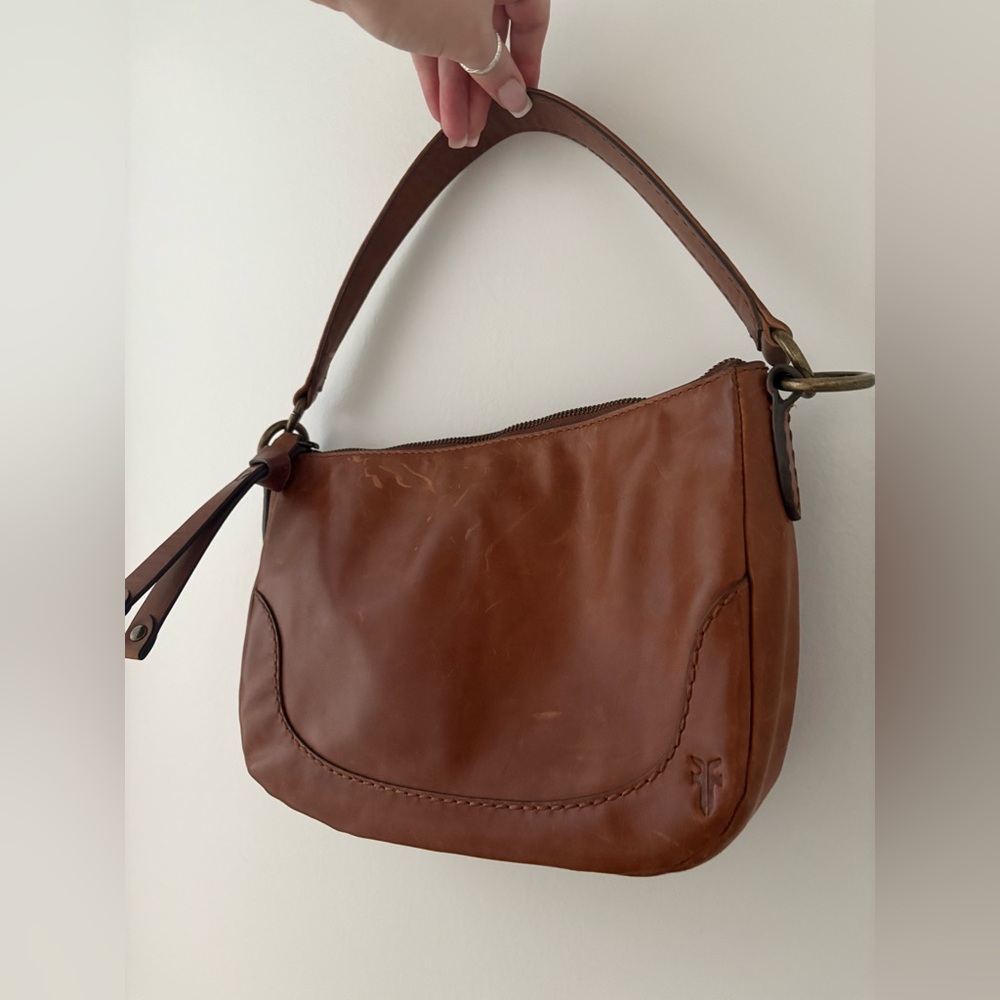 The Frye Company 'Melissa' Shoulder bag/Crossbody Purse color 'cognac'